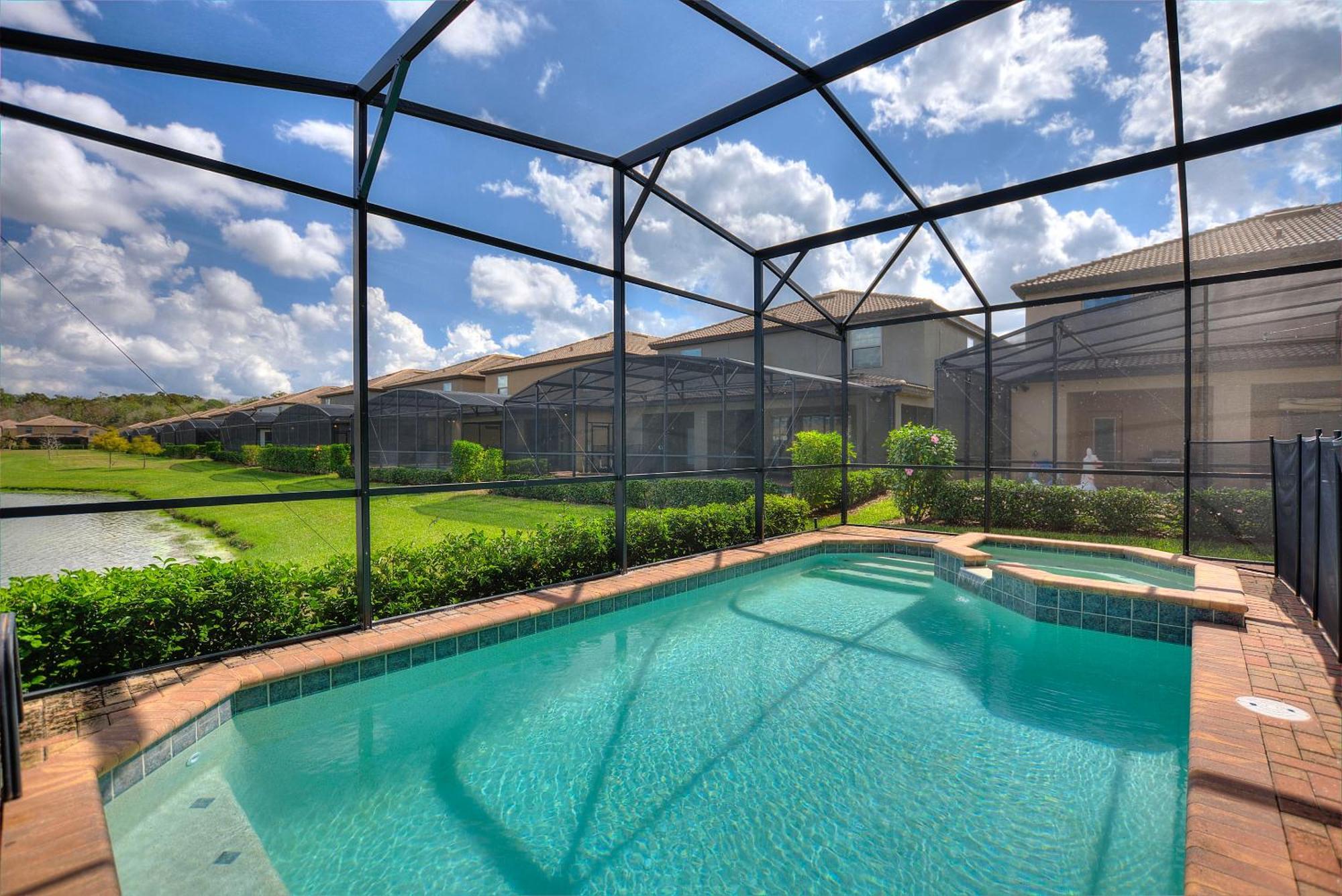 Stylish Cozy Family Getaway With Private Pool And Lake View Kissimmee Buitenkant foto