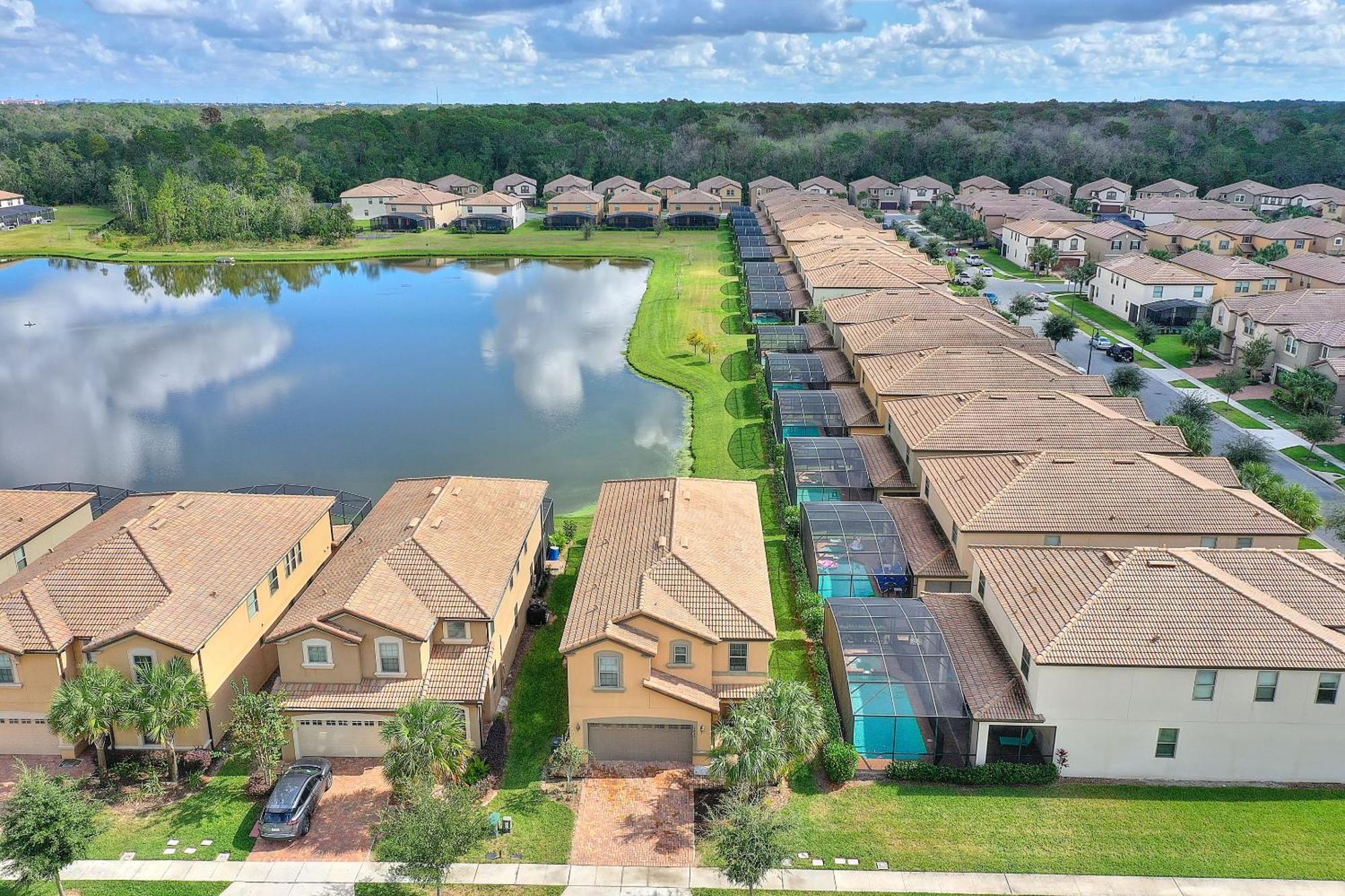 Stylish Cozy Family Getaway With Private Pool And Lake View Kissimmee Buitenkant foto