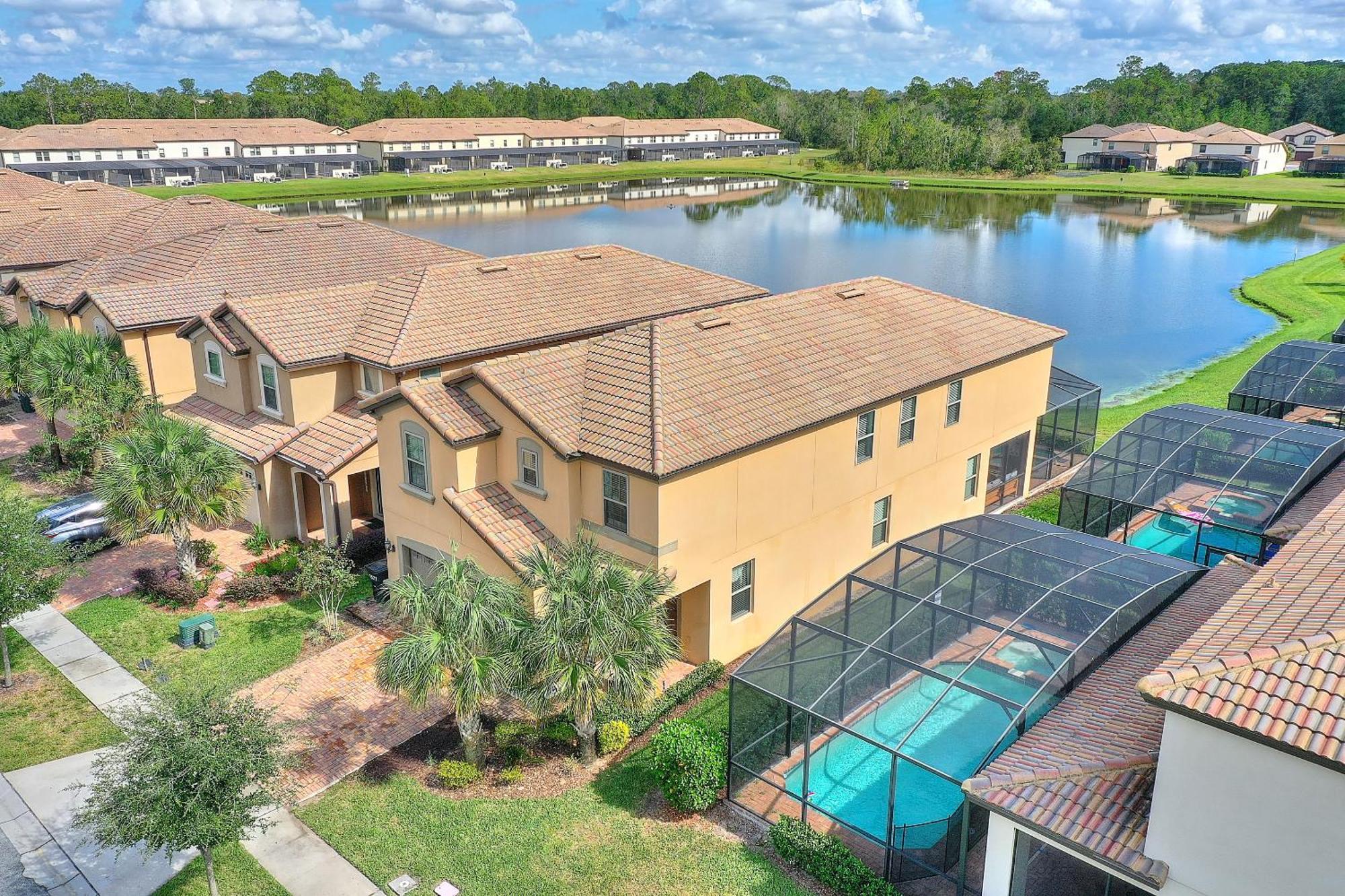 Stylish Cozy Family Getaway With Private Pool And Lake View Kissimmee Buitenkant foto